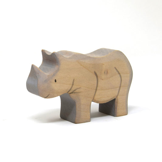 Wooden Rhino Calf