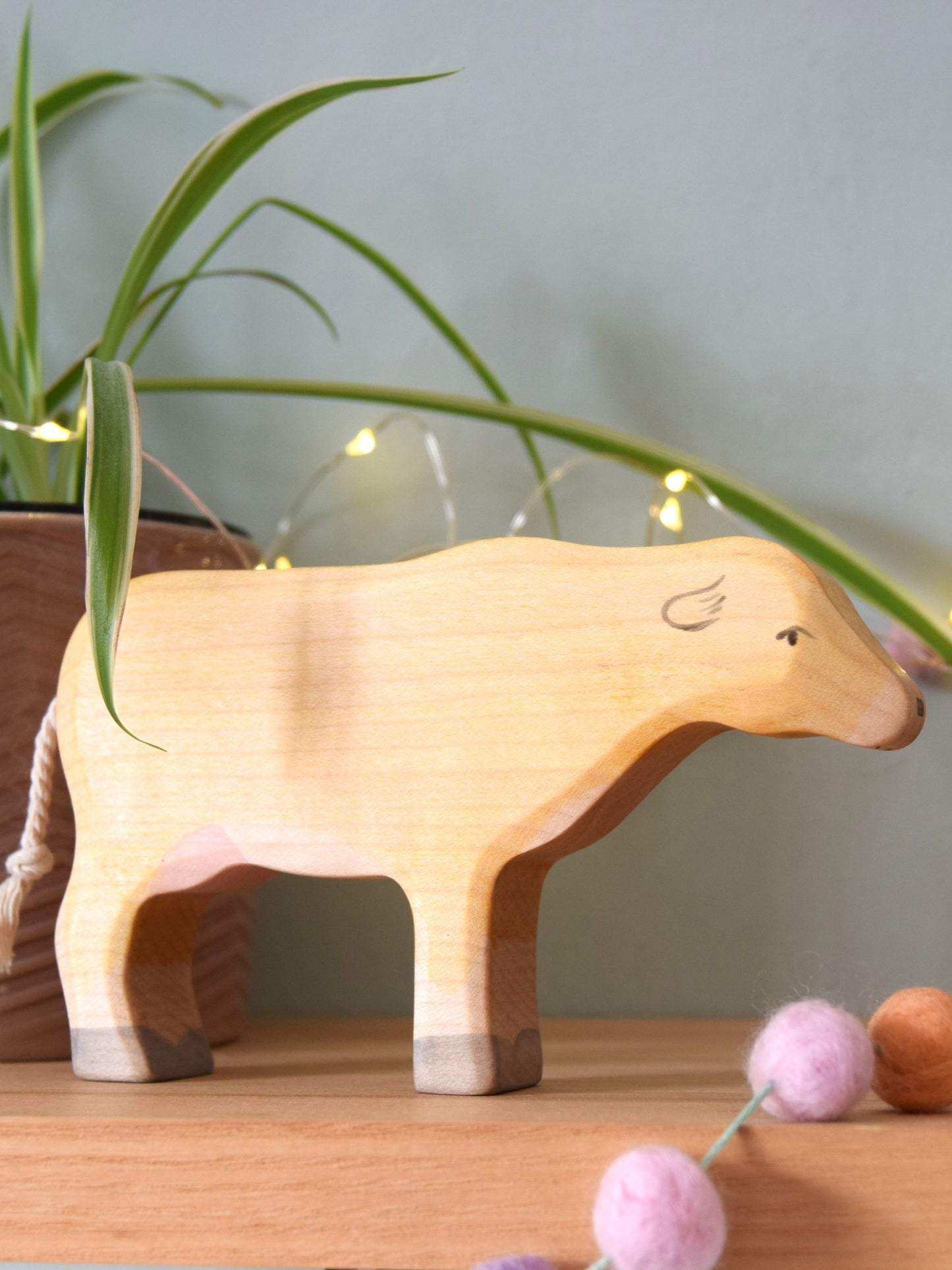 Wooden Jersey Cow